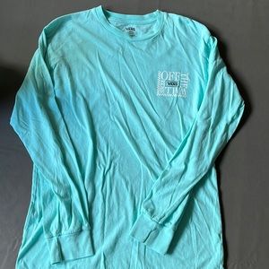 Mint Vans Off The Wall Long Sleeve Tee